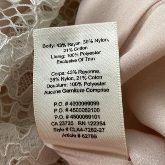 Wilfred Aritzia Lace White Lined Sheer Bohemian Maxi Skirt M - Picture 9 of 9